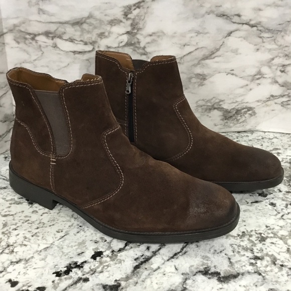 Hush Puppies Men’s Brown Suede Ankle Boots Size 14 - Picture 3 of 12